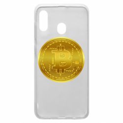 Чехол для Samsung A30 Bitcoin coin - PrintSalon