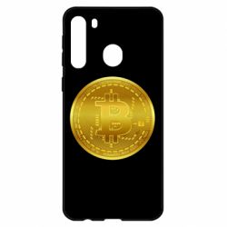 Чехол для Samsung A21 Bitcoin coin-PrintSalon Чехол для Samsung A21 Bitcoin coin
