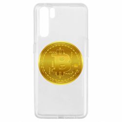 Чехол для Oppo A91/Reno3 Bitcoin coin - PrintSalon