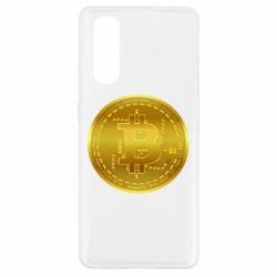 Чехол для Oppo Find X2 Bitcoin coin - PrintSalon