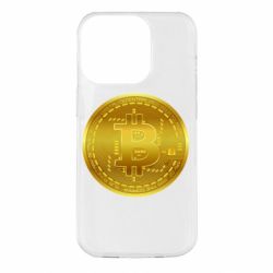 Чехол для iPhone 14 Pro Bitcoin coin - PrintSalon