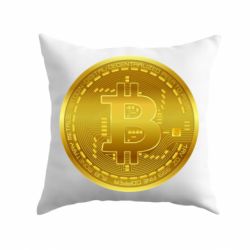 Подушка Bitcoin coin - PrintSalon