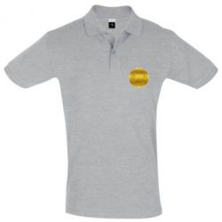 Мужское поло Bitcoin coin - PrintSalon