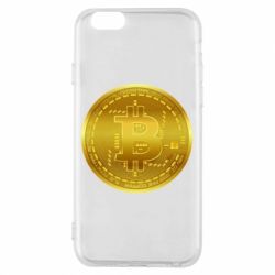 Чехол для iPhone 6/6S Bitcoin coin - PrintSalon