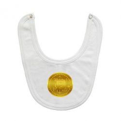 Слюнявчик  Bitcoin coin - PrintSalon