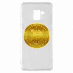 Чехол для Samsung A8+ 2018 Bitcoin coin - PrintSalon