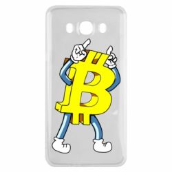 Чехол для Samsung J7 2016 Bitcoin contrast