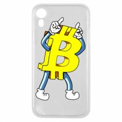 Чехол для iPhone XR Bitcoin contrast - PrintSalon