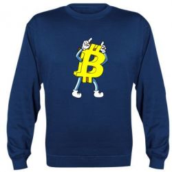 Cвитшот Bitcoin contrast - PrintSalon