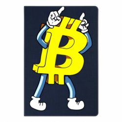 Блокнот с принто Bitcoin contrast - PrintSalon