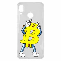 Чехол для Huawei P Smart Plus 2018 Bitcoin contrast