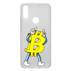 Чехол для Xiaomi Redmi 7 Bitcoin contrast - PrintSalon