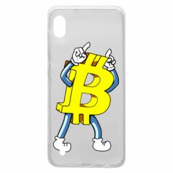 Чехол для Samsung A10 Bitcoin contrast