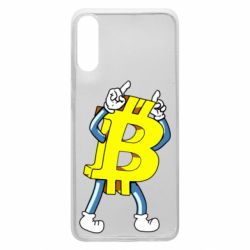 Чехол для Samsung A70 Bitcoin contrast - PrintSalon