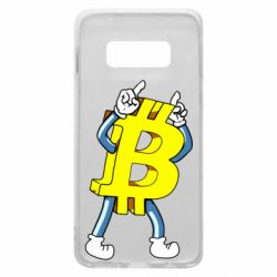 Чехол для Samsung S10e Bitcoin contrast - PrintSalon