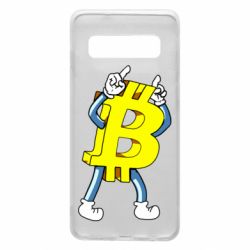 Чехол для Samsung S10 Bitcoin contrast - PrintSalon