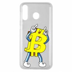 Чехол для Samsung M30 Bitcoin contrast - PrintSalon