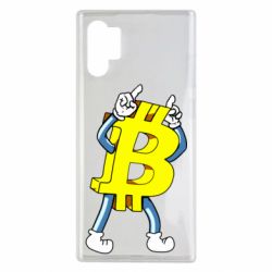Чехол для Samsung Note 10 Plus Bitcoin contrast