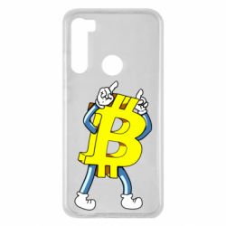 Чехол для Xiaomi Redmi Note 8 Bitcoin contrast - PrintSalon