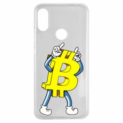 Чехол для Xiaomi Redmi Note 7 Bitcoin contrast - PrintSalon