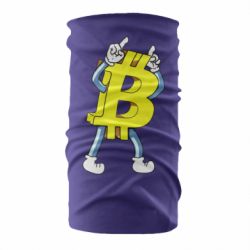 Бандана Bitcoin contrast - PrintSalon