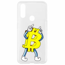 Чехол для Oppo A31 Bitcoin contrast - PrintSalon