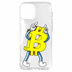 Чехол для iPhone 12 mini Bitcoin contrast - PrintSalon