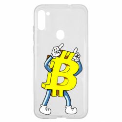 Чехол для Samsung A11/M11 Bitcoin contrast - PrintSalon