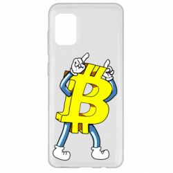 Чехол для Samsung A31 Bitcoin contrast - PrintSalon