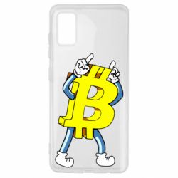Чехол для Samsung A41 Bitcoin contrast - PrintSalon