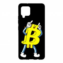 Чехол для Samsung A42 5G Bitcoin contrast - PrintSalon