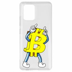 Чехол для Samsung S10 Lite Bitcoin contrast - PrintSalon