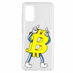 Чехол для Samsung S20 Bitcoin contrast-PrintSalon Чехол для Samsung S20 Bitcoin contrast