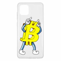 Чехол для Samsung Note 10 Lite Bitcoin contrast - PrintSalon