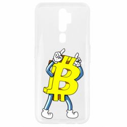 Чехол для Oppo A5/A9 2020 Bitcoin contrast - PrintSalon