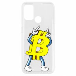 Чехол для Oppo A53/A32/A33 Bitcoin contrast - PrintSalon