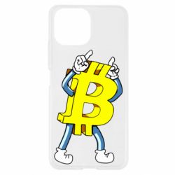 Чехол для Xiaomi Mi11 Lite Bitcoin contrast - PrintSalon