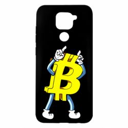 Чехол для Xiaomi Redmi Note 9/Redmi 10X Bitcoin contrast - PrintSalon