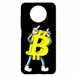 Чехол для Xiaomi Redmi Note 9 5G/Redmi Note 9T Bitcoin contrast - PrintSalon