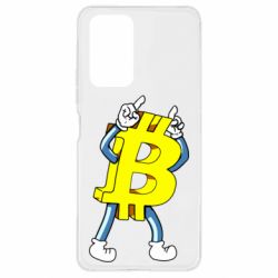 Чехол для Xiaomi Redmi Note 10 Pro Bitcoin contrast - PrintSalon