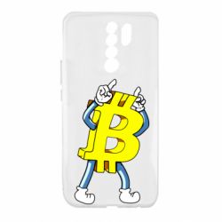 Чехол для Xiaomi Redmi 9 Bitcoin contrast - PrintSalon