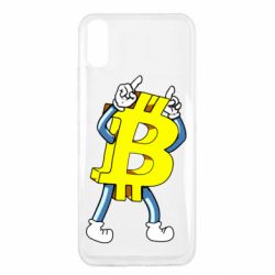Чехол для Xiaomi Redmi 9a Bitcoin contrast - PrintSalon