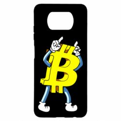 Чехол для Xiaomi Poco X3 Bitcoin contrast - PrintSalon