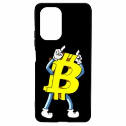 Чехол для Xiaomi Poco F3/K40 Bitcoin contrast - PrintSalon
