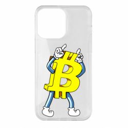 Чехол для iPhone 14 Pro Max Bitcoin contrast - PrintSalon