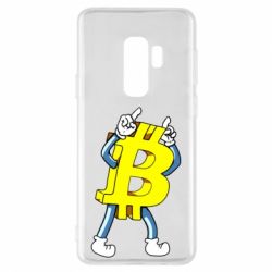 Чехол для Samsung S9+ Bitcoin contrast - PrintSalon