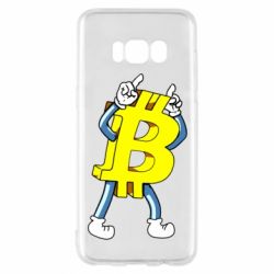 Чехол для Samsung S8 Bitcoin contrast - PrintSalon