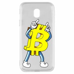 Чехол для Samsung J3 2017 Bitcoin contrast - PrintSalon