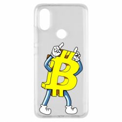 Чехол для Xiaomi Mi A2 Bitcoin contrast - PrintSalon