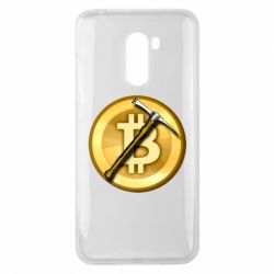 Чехол для Xiaomi Pocophone F1 Bitcoin Hammer - PrintSalon